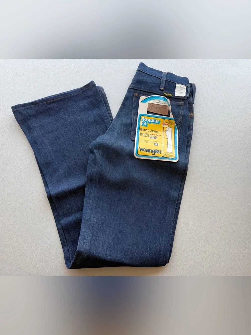 Vintage 70s Wrangler 945 DEN 27x32 Boot Jeans No Fault DEADSTOCK w Tags RARE Men